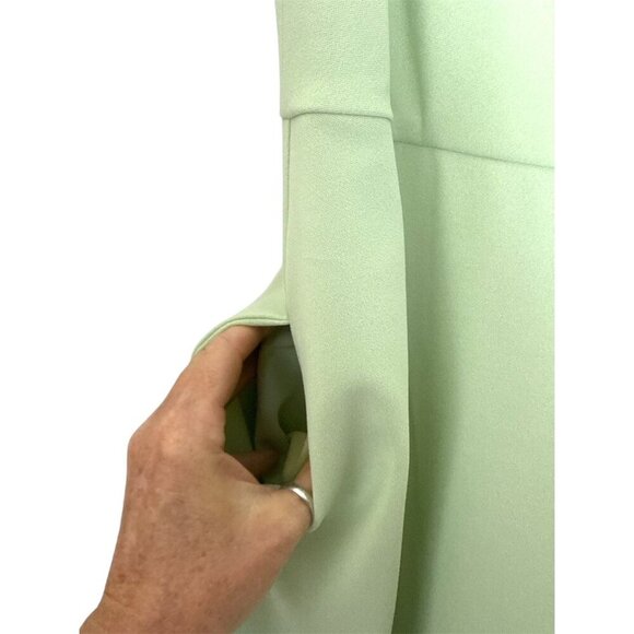 Eliza J Womens Light Green Sleeveless Fit Flare Bow Detail Midi Dress Sz 8 New - Picture 5 of 8